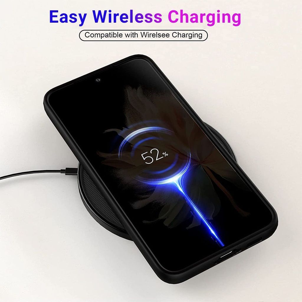 LIRAMARK Liquid Silicone Soft Back Cover Case for Samsung Galaxy S23 5G