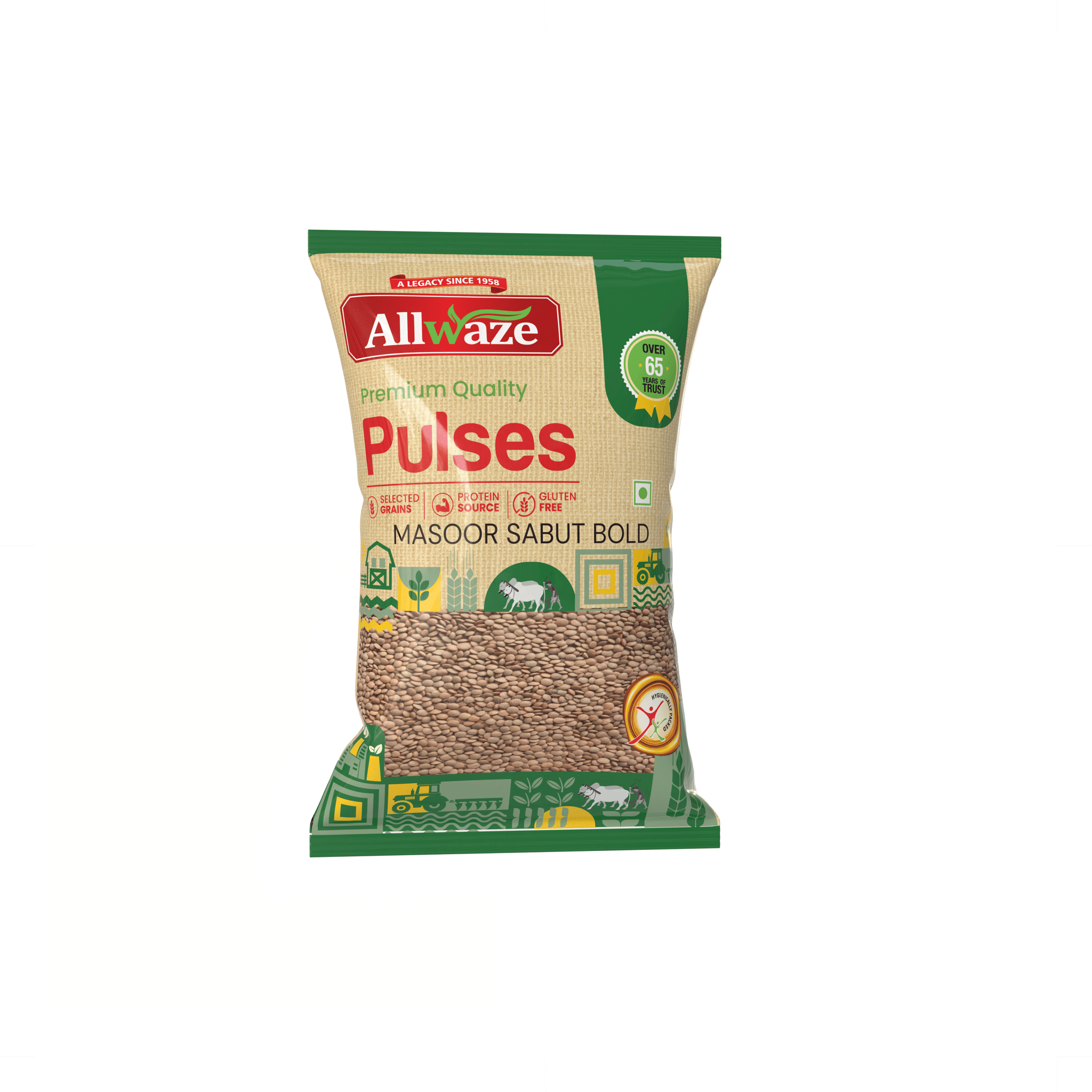 Allwaze Masoor sabut bold 1kilogram