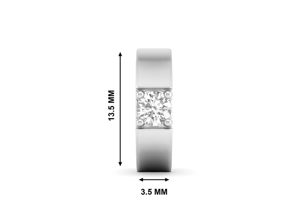 Round Solitaire Bali For Men (1 Pc Only)