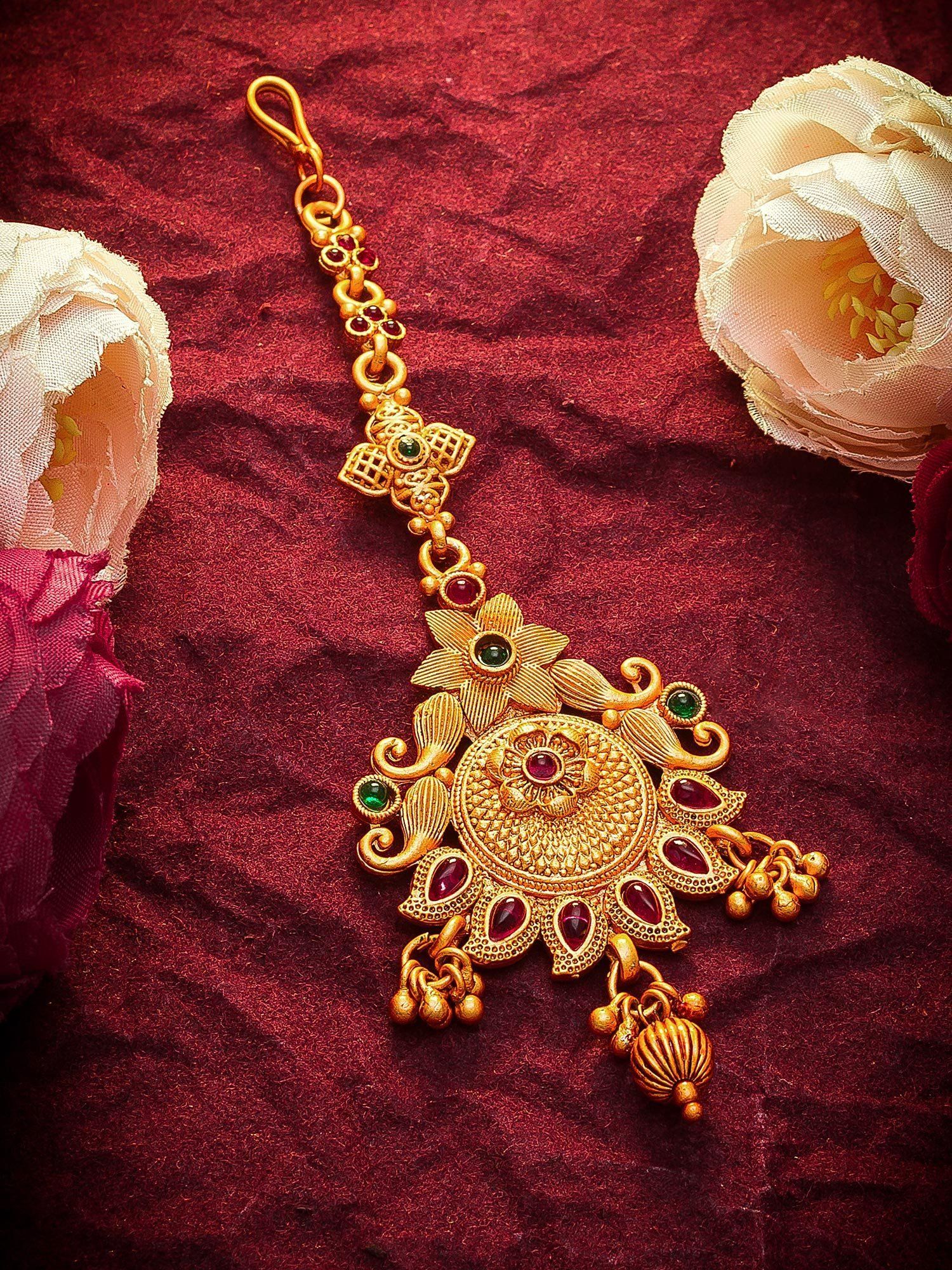 Morison Delicate Rose Gold Mangtikka Subtle Glamour for Modern Brides