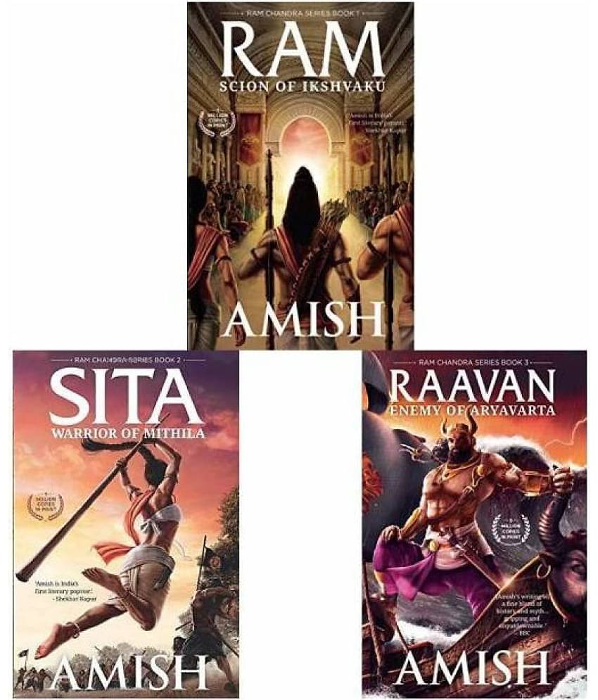 Ram Chandra Series - Ram, Sita & Raavan (Set of 3 Books) English Paperback By Amish Tripathi