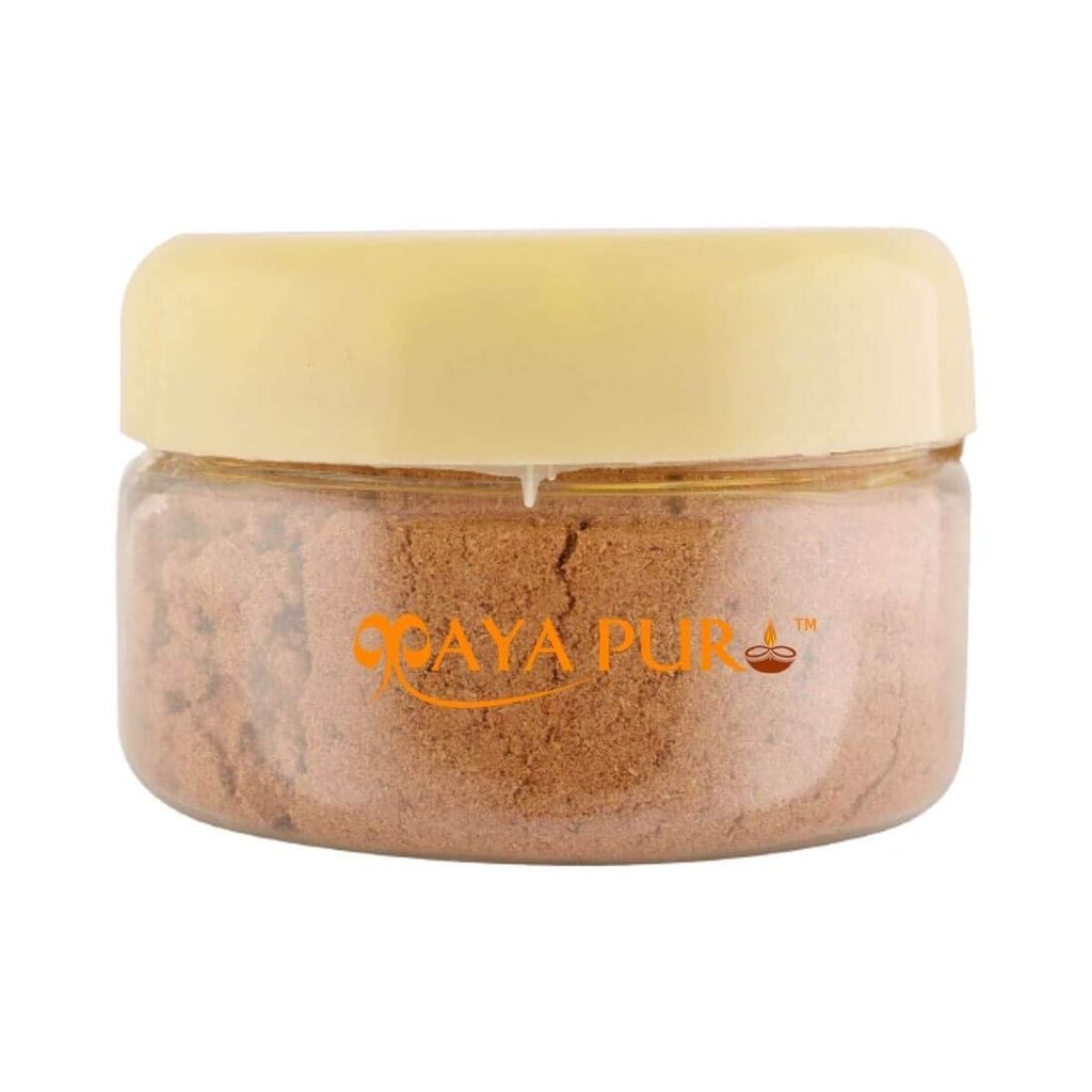 MAYAPURI Chandan Powder Tikka/Sandalwood Safed Dust for Puja, Face, Color: Beige - Pooja Needs | Buy online on ZillyBuy