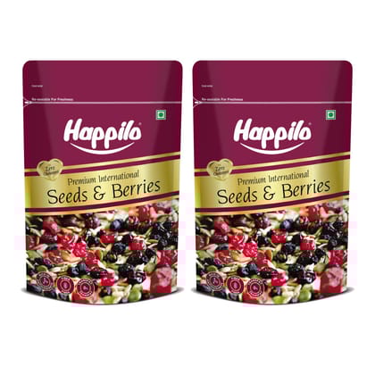 Happilo Premium International Seeds & Berries 200g (Pack of 2)