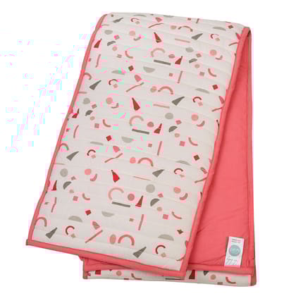 VERY BERRY GEOMETRY CRIB BUMPER