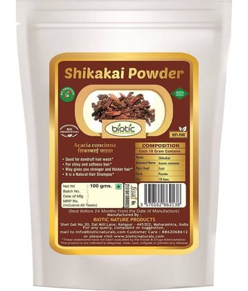 Biotic Shikakai Powder | Shikekai Hair Scalp Treatment 100 g