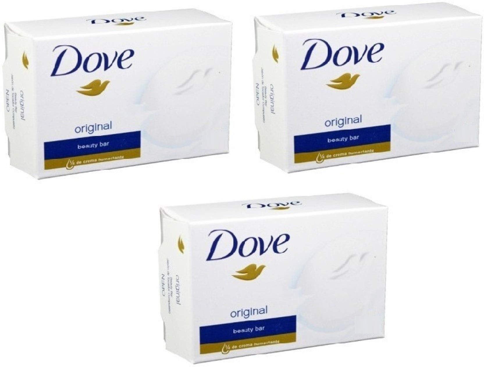 Dove (Imported) Beauty Cream Bar Soaps (135 Gms*3 Bars) Dove (Imported) Beauty Cream Bar Soaps (135 Gms*3 Bars) - White / 405 g (Pack of 1)