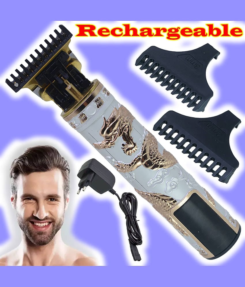 JMALL Rechargeable Trimmer White Cordless Moustache Trimmer With 40 minutes Runtime
