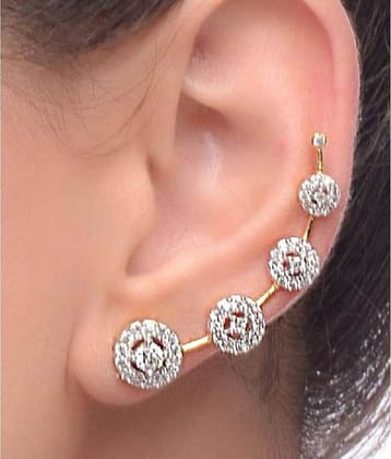 Renaissance Traders Silver EarCuff Earrings ( Pack of 1 )