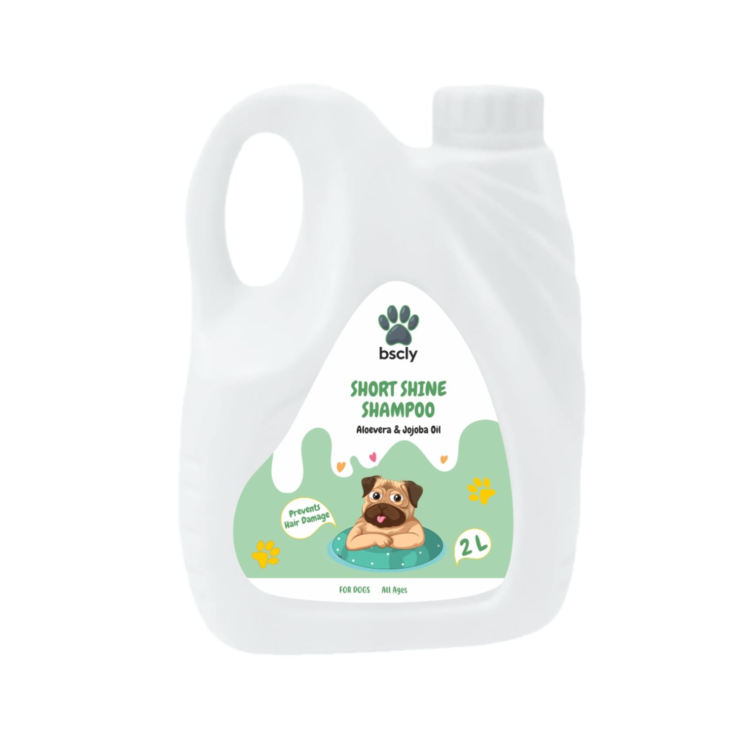 Bscly Short Shine Shampoo, 2 L
