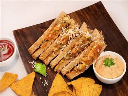 Masala Tikki Grilled Sandwich