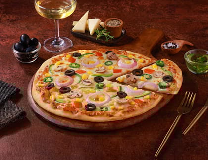 Veggie Houseful Cheese Burst Pizza [10" Large]