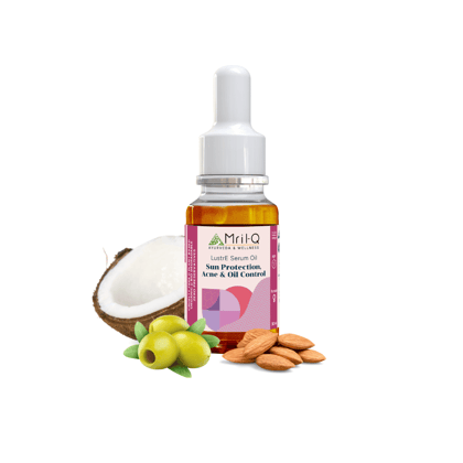 MrilQ Lustre Oil Face Serum | Acne, Pimple & Oil Control | Natural lightweight moisturizer | Daily Use | All skin types