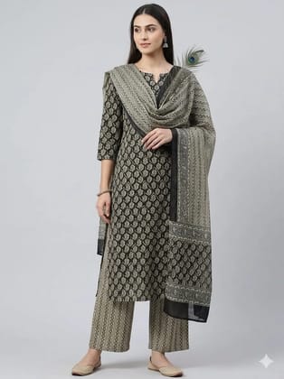 Stitched Cotton Sets Elegant Hand Block Printed Cotton Kurti Sets perfect for daily wear and festive occasions!Comfort fit | Soft breathable fabric | Beautiful hand block prints./