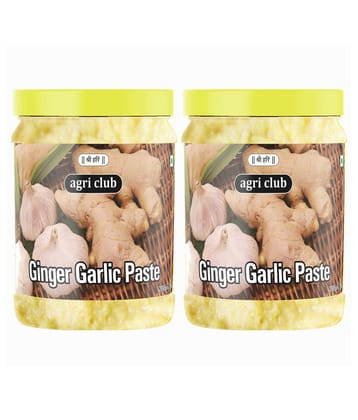 AGRI CLUB Ginger Garlic Paste 400 gm(Pack of 2 x 200 gms)