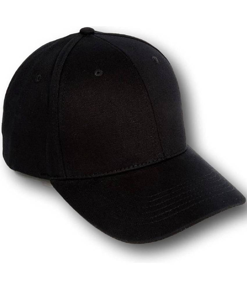 Bolax Pack of 1 Nylon Men's Cap ( Black )