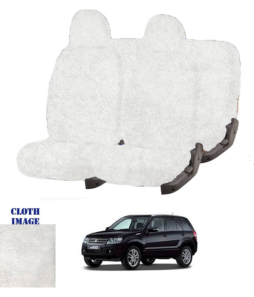 Maruti Grand Vitara White 5 Seater Car Seat Cover