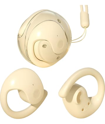 VEhop BY01 OWS Bluetooth True Wireless (TWS) In Ear 30 Hours Playback Powerfull bass,Fast charging IPX4(Splash & Sweat Proof) Yellow
