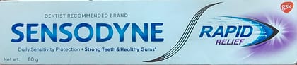 Sensodyne toothpaste - rapid relief 