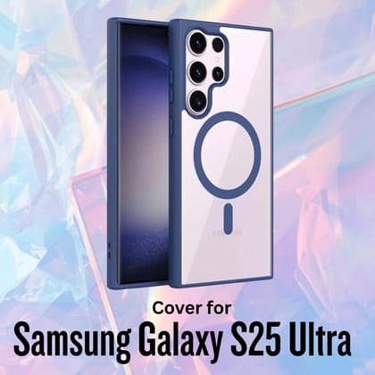 Mobile Cover for Samsung Galaxy S25 Ultra 5G Case MagSafe Compatible Shockproof Slim Matte Translucent Back with Non-Slip Grip Military-Grade Drop Protection Mobile Cover for Samsung Galaxy S25 Ultra 5G Case MagSafe Compatible Shockproof Slim Matte Translucent Back with Non-Slip Grip Military-Grade Drop Protection