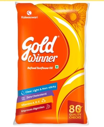 Gold winner refined sunflower oil 1 L
