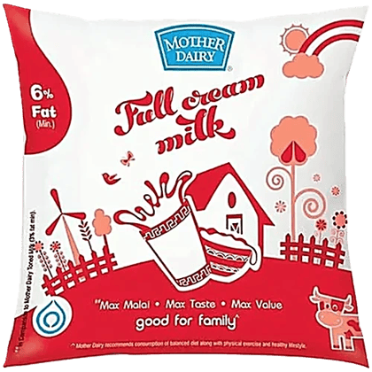 MOTHER DAIRY FULL CREAM MILK 500ML