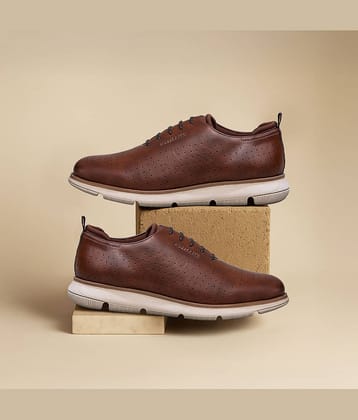 Neemans Flexy Brogues Brown Men's Sneakers
