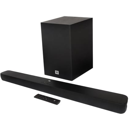 JBL Cinema SB180 Wireless Subwoofer for Extra Deep Bass, 2.1 Channel Home Theatre with Remote, (220W)
