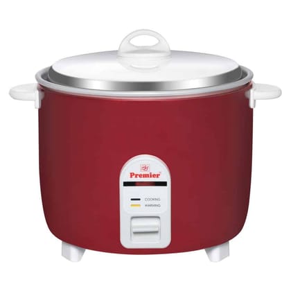 Premier Electric Rice Cooker - 1 Ltr, Maroon