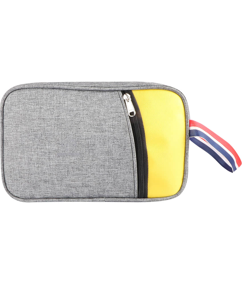 Nice Purse Khaki Shaving Kit Bag