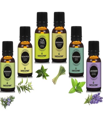 Earth N Pure - Lemongrass Essential Oil 15 mL ( Pack of 6 )