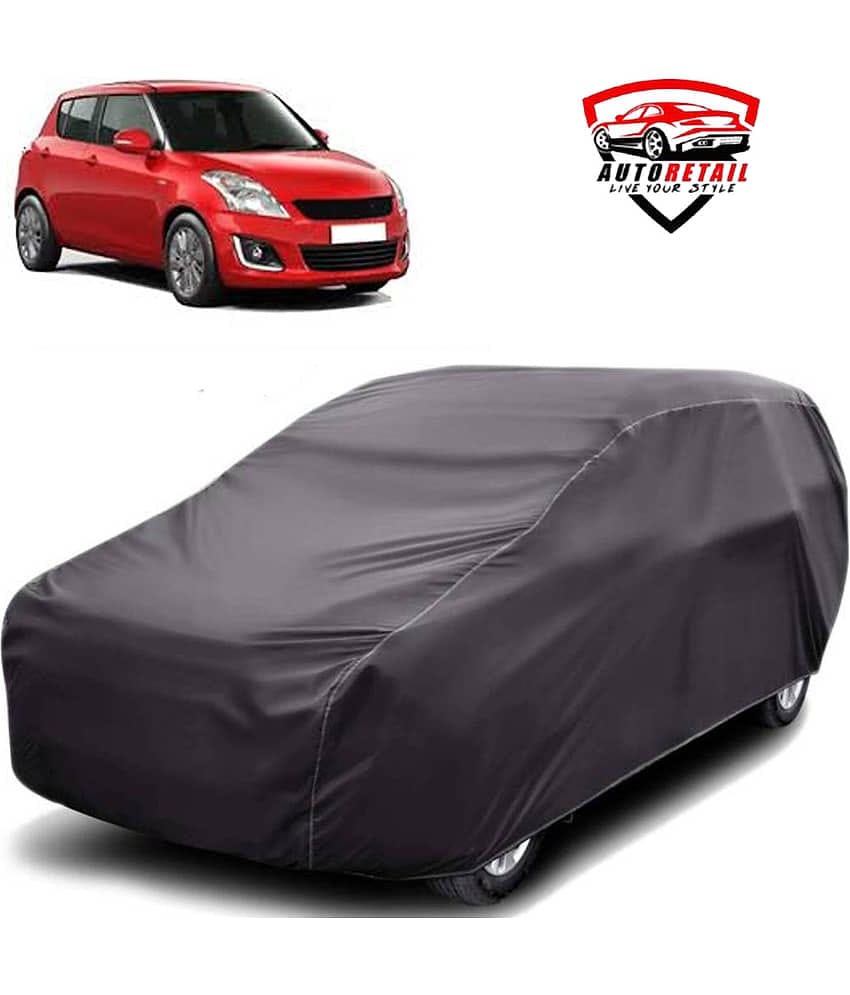 AutoRetail Car Body Cover for Maruti Suzuki Swift  [2010-2011] Without Mirror Pocket ( Pack of 1 ) , Grey