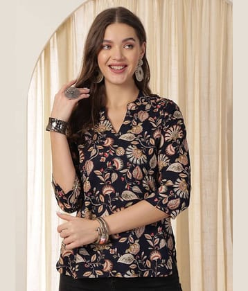 AK FASHION MALL Women's Cotton Blend Regular Top ( Multicolor 2 )
