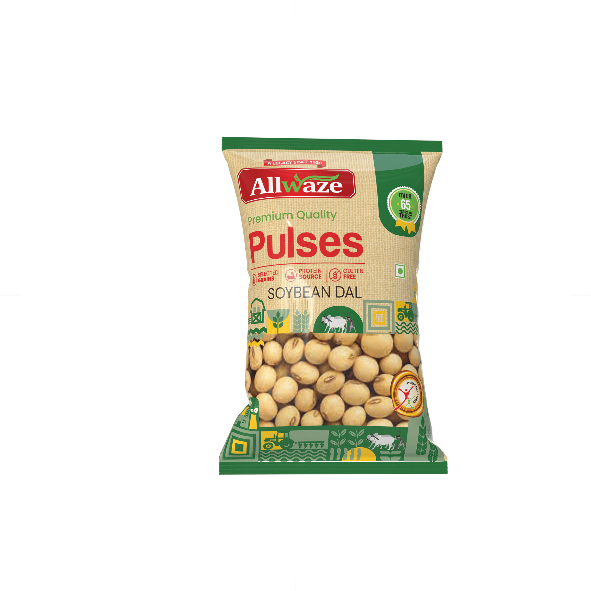 Allwaze Soyabean dal 1kilogram