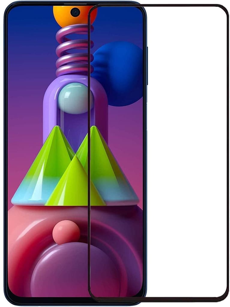 PLUGTECH Advanced Tempered Glass With Anti-Explosion 9H Hardness Edge-To-Edge Coverage Screen Guard for SAMSUNG A72 5G