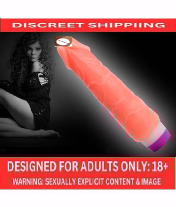 9" Long & Soft Sexy Real Felling Skin Colored Vibrating Dildo For Sexy Girls Vagina - By Kamveda