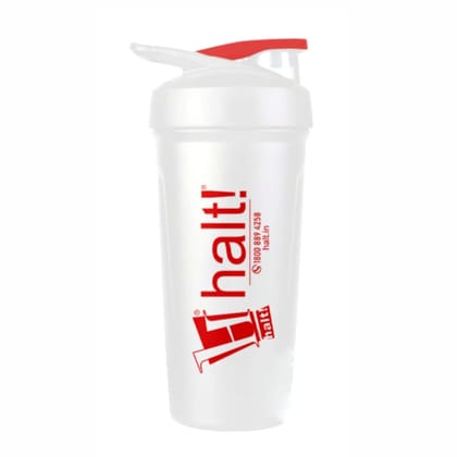 Heavy Blender Ball Halt Shaker (500 ml)-White
