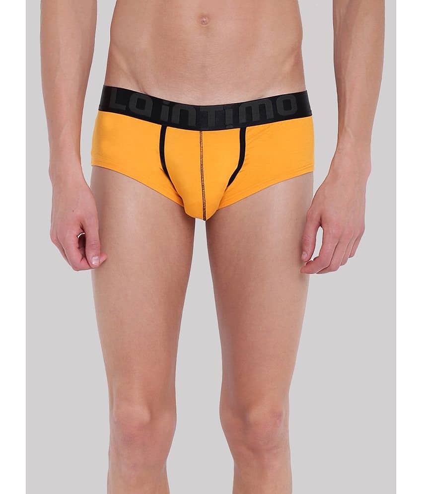 La Intimo Pack of 1 Modal Briefs For Men's ( Orange )