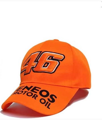 Alamos Pack of 1 cotton Men's Cap ( Orange )