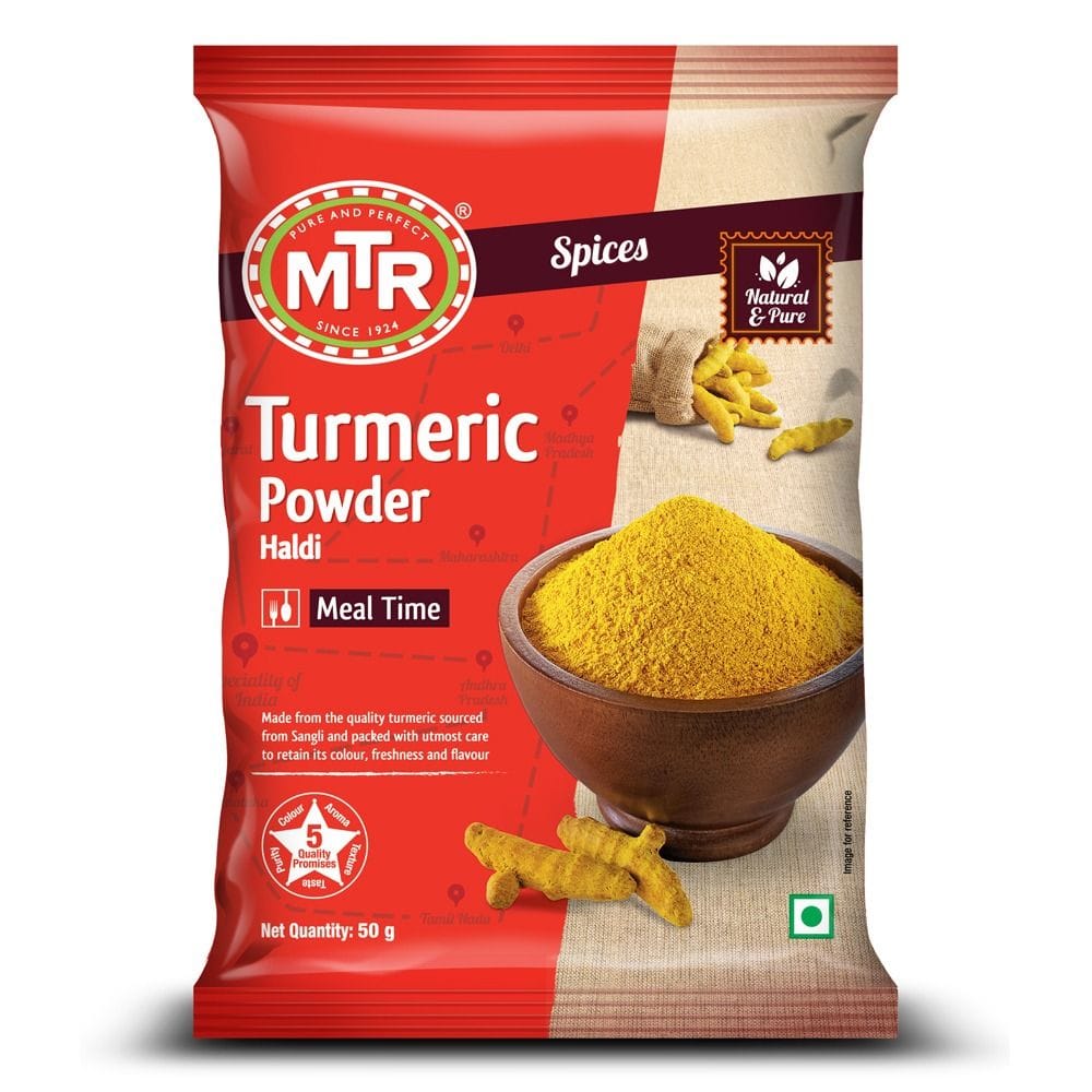 MTR Turmeric Powder, 50 gm Pouch	