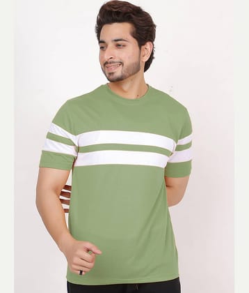 RELANE Pack of 1 Cotton Blend Regular Fit Men's T-Shirt ( Orange )