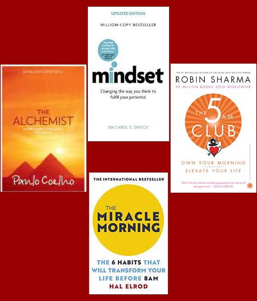 The Alchemist + 5 Am Club + The Miracle Morning+ Mindset