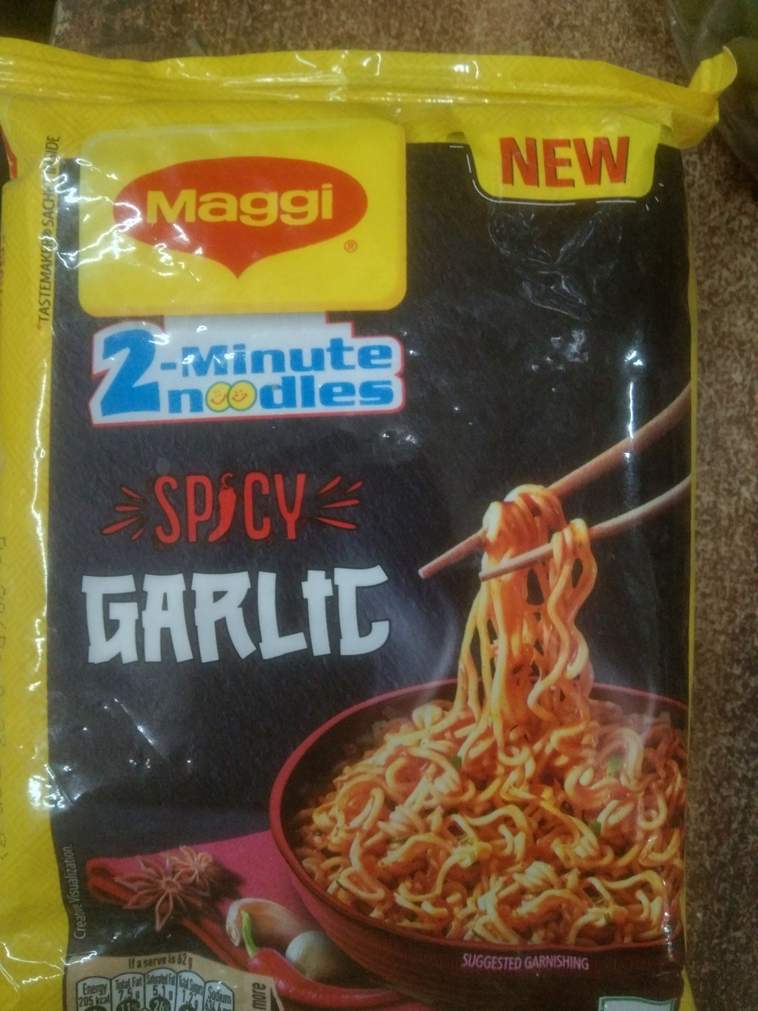 Maggi spicy garlic noodle