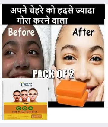 Treszo Beauty jiole kojic Soap for All Skin Type ( Pack of 2 )