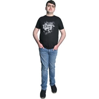 Kid Kupboard Cotton Boys T-Shirt, Black, Half-Sleeves, Above 14 Years KIDS7376