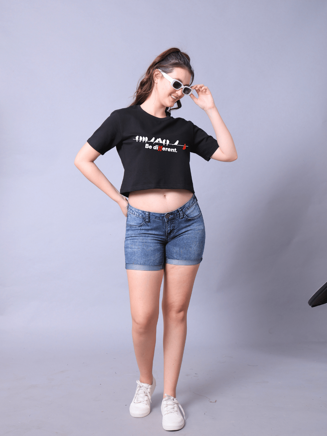 Be Different Women Crop Top