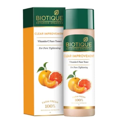 Biotique Advanced Organics Clear Improvement Vitamin C Face Toner 120ml