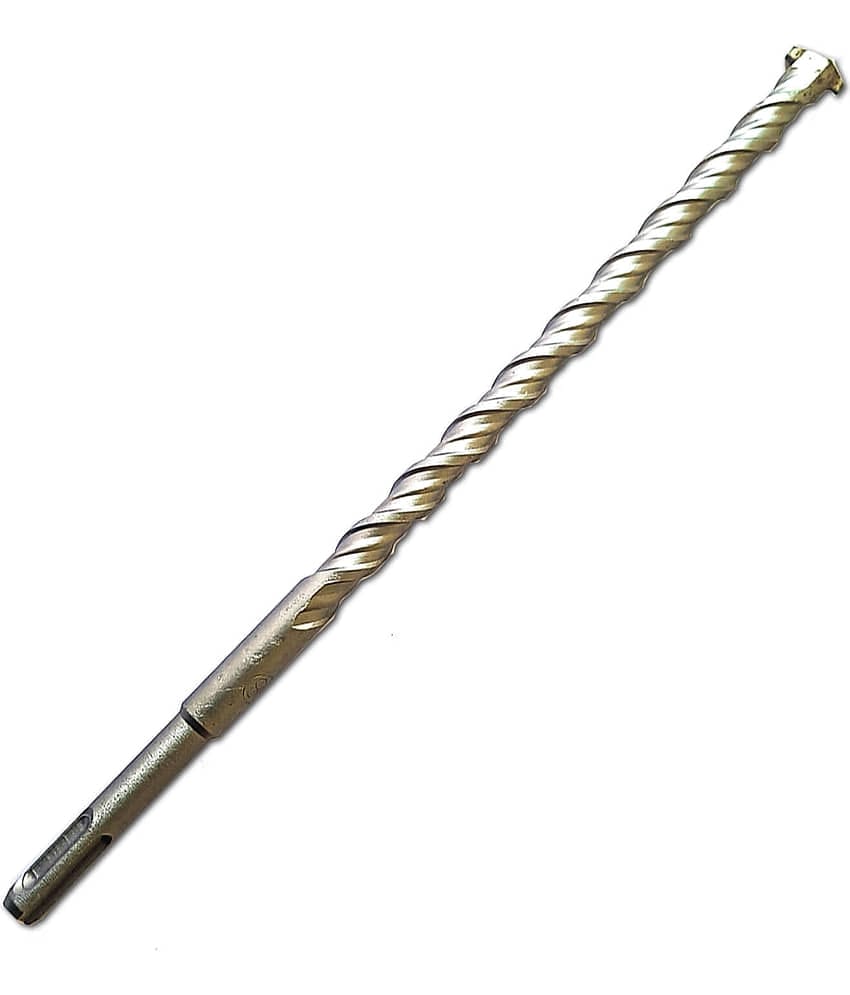 S4 Steel (18 x 310mm) Cross Tip Plus Hammer Drill Bit (Silver)