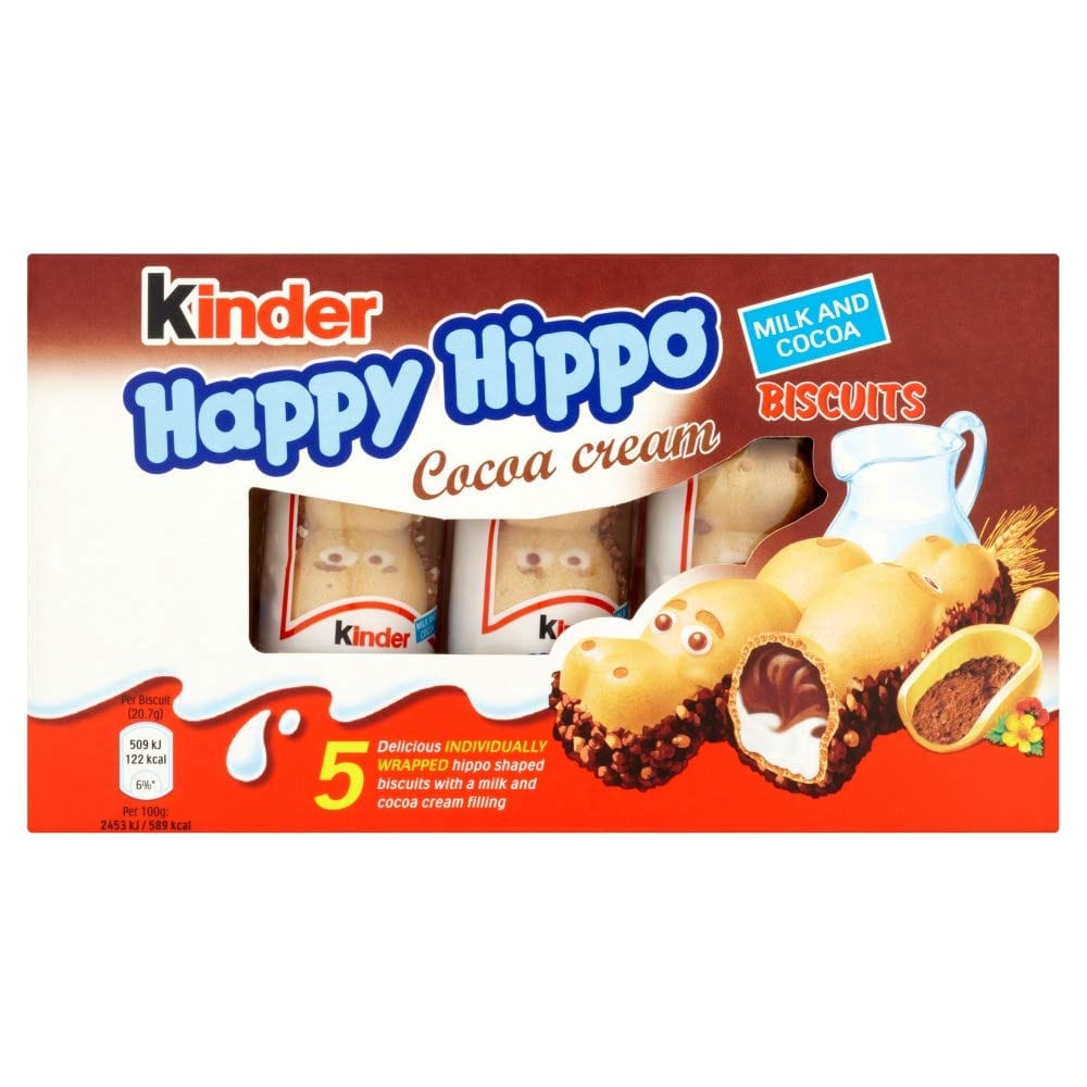Kinder Happy Hippo Milk & Cocoa Cream, 103 gm