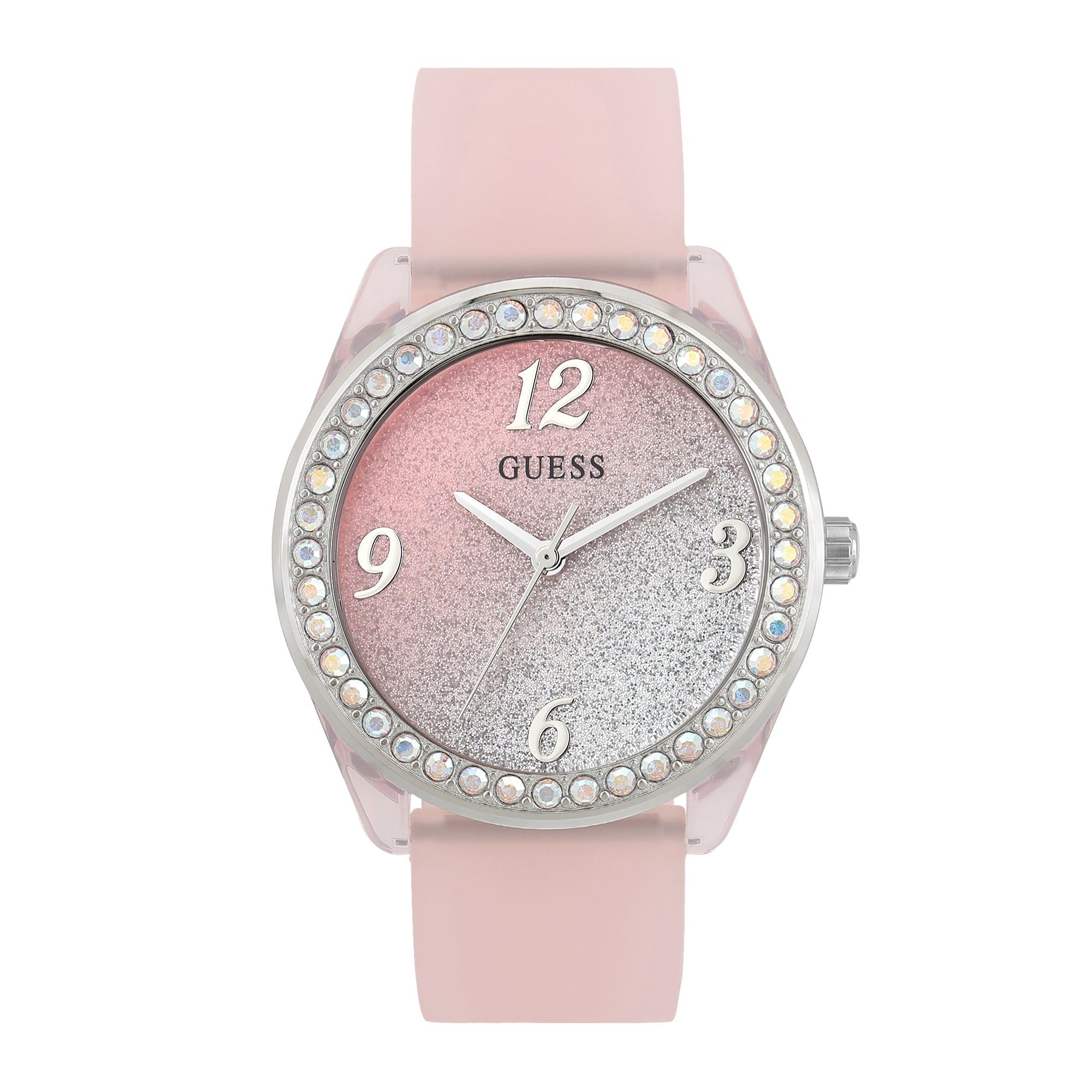 Guess Pink Dial Women Watch - GW0014L2M-Pink