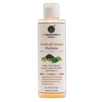 Skinoved Herbals Dandruff Dynamo Shampoo 200 Ml
